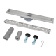 ITAL трап IT03-FT10/ 900 ITAL Душовий трап 900 мм поворот.360, комбін.затвор, Brushed nickel (блістер) {5/1} (IT03-FT10/900)
