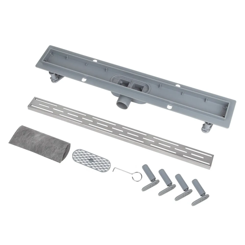 ITAL трап IT13-FT01/800 ITAL Душовий трап 800*70*67 мм ABS пластик, сірий (блістер) {5/1} (IT13-FT01/800)