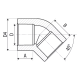 ITAL Кутник 45° PP-r 63 мм