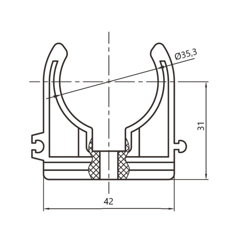 Кріплення PPR Thermo Alliance 32 SD00050997