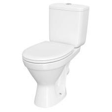 Cersanit Унітаз-компакт 751 CERSANIA ІІ SIMPLE ON 011 гор.злив,3/6,нижн.підв.+сид.DELFI/MODUO дюр. пов.пад (K119-015)