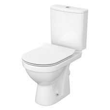 Cersanit Унітаз-компакт 781 ZIP SIMPLE ON 011 гор злив, 3/5, ниж підв +сид дюр SLIM пов пад легке знімання (K121-012)