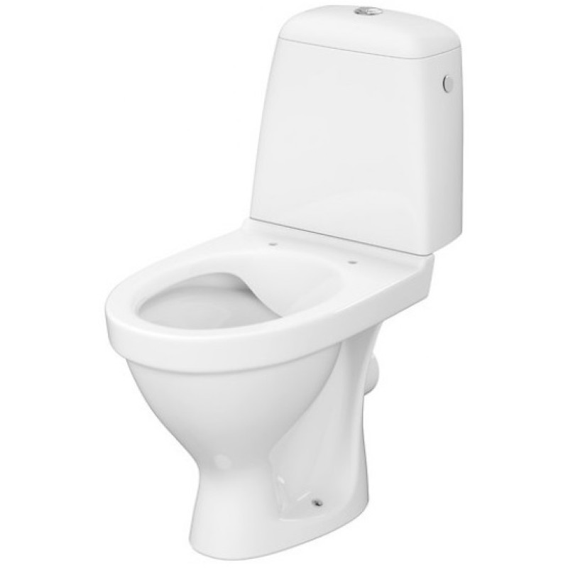 Cersanit Унітаз-компакт 828 (23*) EKO 2 SIMPLE ON 011 гор злив,3/6,нижн підв+сид дюр.антиб (K44-124)