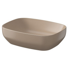 Cersanit Раковина LARGA 50х38 см на стільницю прямок., коричнева матова (K677-063)