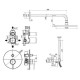 Paffoni Душова система Light KIT LIG015 CR (KITLIG015CR)