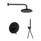 Paffoni Душова система Light KIT LIG 015 NO чорний (KITLIG015NO)