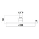 Paffoni Душова система Light KIT LIG 015 NO чорний (KITLIG015NO)