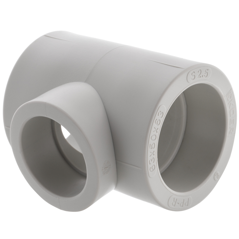 Тройник редукционный 63x50x63 PPR Koer K0055.PRO (KP0064)
