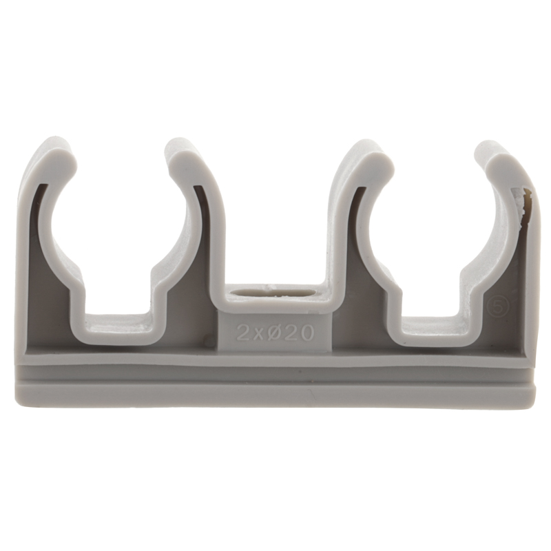 Двойное крепление для PPR трубы 20 Koer K0080.PRO (KP0096)