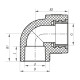 Угол ВР 32x1F PPR Koer K0117.PRO (KP0139)