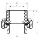 Сгон-американка ВР 40x1.1/4F PPR Koer K0132.PRO (KP0167)