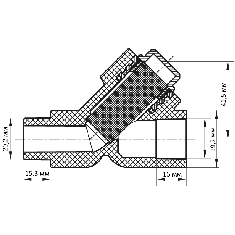 Фильтр грубой очистки 20 PPR Koer K0146.PRO (KP0185)