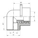 Угол установочный для гипсокартонных стен ВР 20x1/2F PPR Koer K0189.PRO (KP0244)