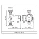 Насос рециркуляционный Koer KP.RP-25/6-180 SS (с гайками) (KP2795)