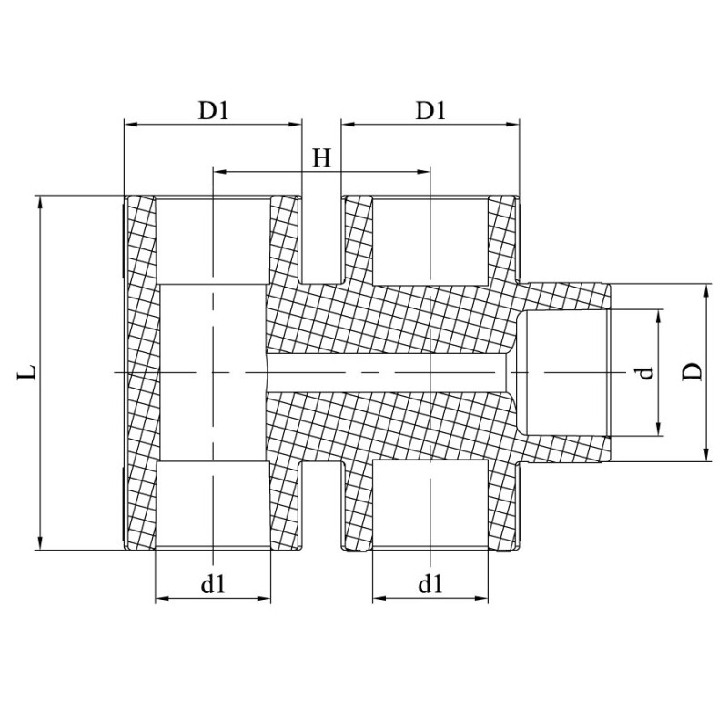Пятерник Koer K0276.PRO 25x20 PPR (KP2920)