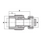 Муфта с евроконусом и накидной гайкой Koer K0240.PRO White - 20x3/4 PPR (KP3134)