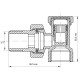 Вентиль 1/2x1/2 Koer KR.902 (KR0003)