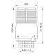 Термоголовка с выносным датчиком M30x1.5 Koer KR.1332 (KR2678)