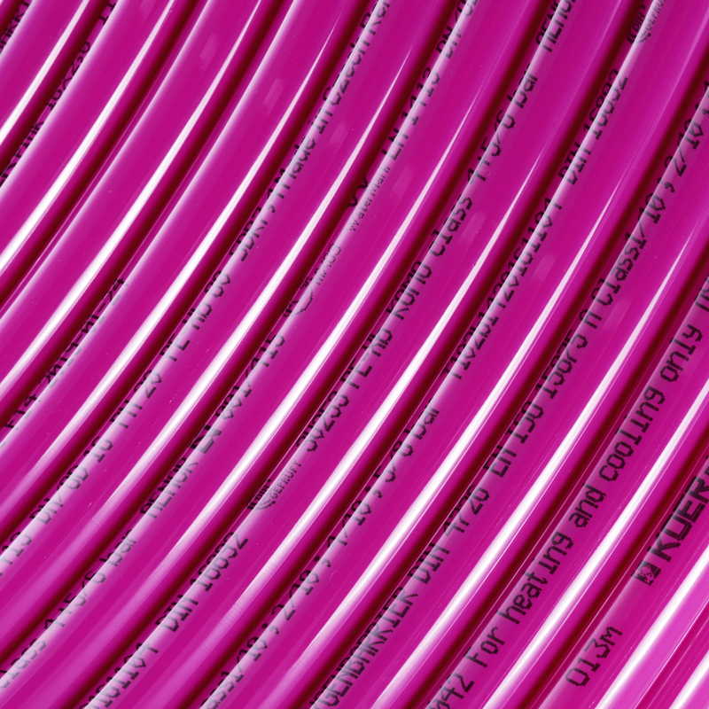 Труба для теплого пола с кислородным барьером Koer PEX-B EVOH 16*2,0 (pink) (240 м) (KR2828)