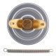 Термометр накладной с пружиной KOER KT.672A D=63мм (KR2897)