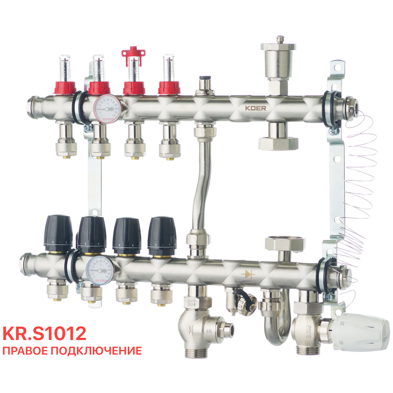 Коллектор со встроенным смесит. узлом Koer KR.S1012-4 1