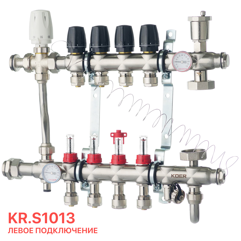 Коллектор со встроенным смесит. узлом Koer KR.S1013-4 1