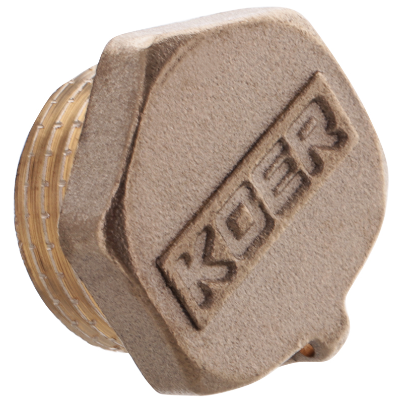Заглушка Koer KF.P06M.WN - 1/2'' Н (без никеля) (KR3023)