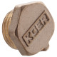 Заглушка Koer KF.P06M.WN - 1/2'' Н (без никеля) (KR3023)
