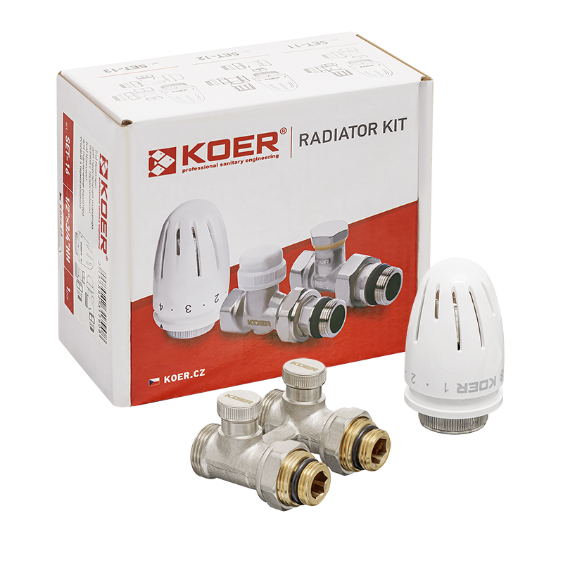 Комплект для нижнего подкл. радиатора Koer SET-22 - 1/2
