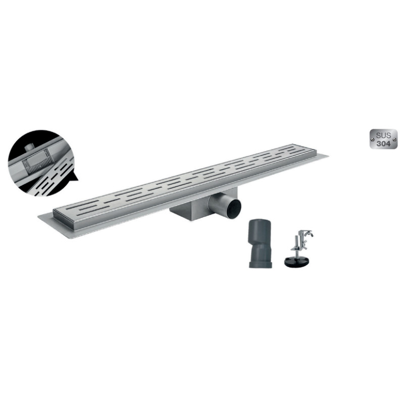 Душевой трап из нержавеющей стали SUS304 Koer FD01-70x800 (KR3279)