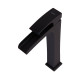 Смеситель для умывальника Koer KB-15007-05 высокий водопад (Цвет черный) (KR3449)