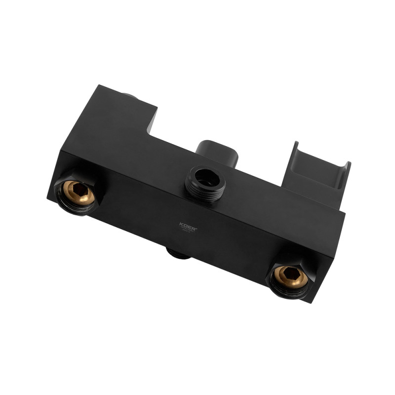Душевая колонна со смесителем водопад Koer KB-58007-05 (Цвет черный) (KR3463)
