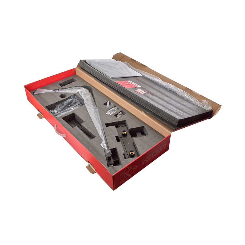 Душевая колонна со смесителем Koer KB-56009-05 (Цвет черный) (KR3507)