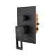 Встраиваемая душевая система со смесителем Koer KB-66009-05 (Цвет черный) (KR3509)
