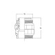 Ниппель поворотный Koer KF.N210 - 1'' MM (KR4977)