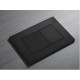 Панель смыва Koer KT-0602-05 240x160x10mm пластиковая, кнопка квадратная (цвет черный матовый) (KR5181)