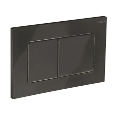 Панель смыва Koer KT-0602-16 240x160x10mm пластиковая, кнопка квадратная (цвет черный глянцевый) (KR5182)