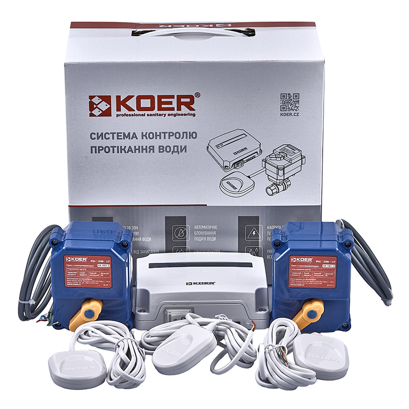 Система контроля протечки воды Koer KR.1501.SET (KR5221)