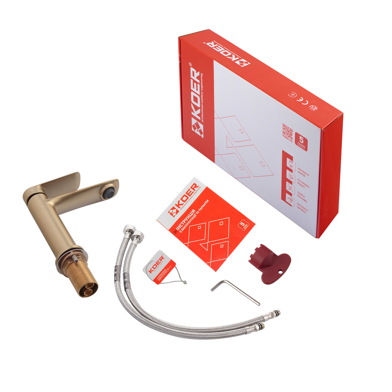 Смеситель для умывальника Koer KB-10028-12 (KR5291)
