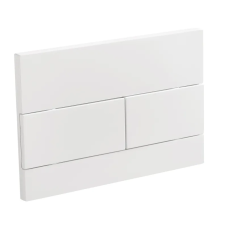 Панель смыва Koer KT-0603-03 240x160x10mm пластиковая, кнопка линейная (цвет белый) (KR5318)