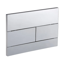 Панель смыва Koer KT-0603-01 240x160x10mm пластиковая, кнопка линейная (цвет хром) (KR5319)