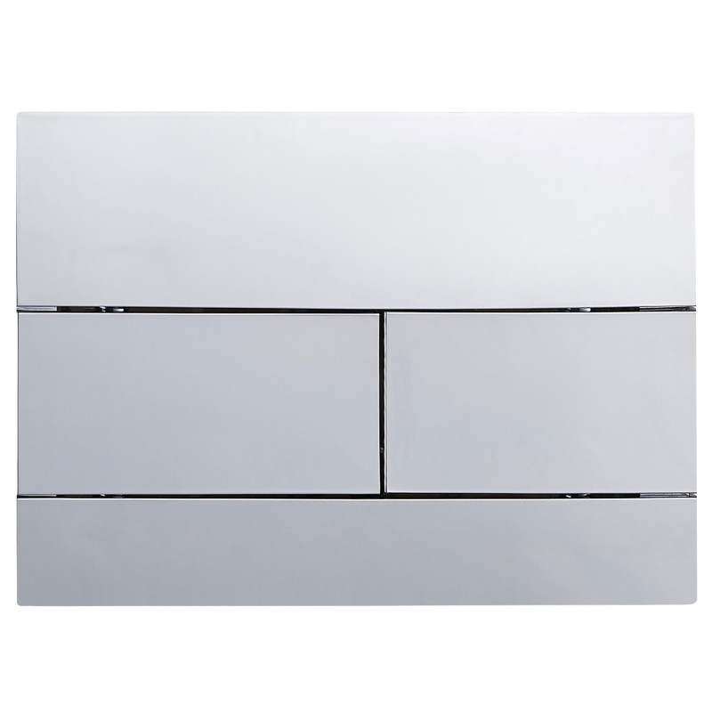 Панель смыва Koer KT-0603-01 240x160x10mm пластиковая, кнопка линейная (цвет хром) (KR5319)