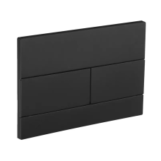 Панель смыва Koer KT-0603-05 240x160x10mm пластиковая, кнопка линейная (цвет черный матовый) (KR5320)