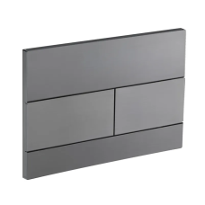 Панель смыва Koer KT-0603-07 240x160x10mm пластиковая, кнопка линейная (цвет графит) (KR5321)