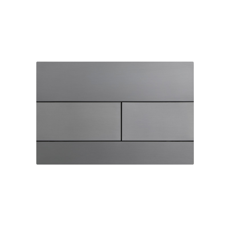 Панель смыва Koer KT-0603-07 240x160x10mm пластиковая, кнопка линейная (цвет графит) (KR5321)
