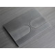 Панель смыва Koer KT-0604-07 240x160x10mm пластиковая, кнопка округленная (цвет графит) (KR5325)