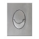 Панель смыва Koer KT-0606-01 157x198x10mm пластиковая, кнопка округленная (цвет хром) (KR5342)