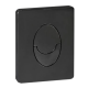 Панель смыва Koer KT-0606-05 157x198x10mm пластиковая, кнопка округленная (цвет черный матовый) (KR5343)