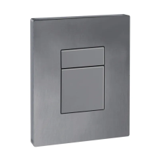 Панель смыва Koer KT-0607-07 157x198x10mm пластиковая, кнопка квадратная (цвет графит) (KR5345)