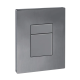 Панель смыва Koer KT-0607-07 157x198x10mm пластиковая, кнопка квадратная (цвет графит) (KR5345)